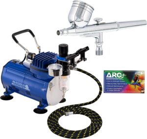 Master Airbrush Multi-Purpose Gravity Feed Dual-Action Airbrush Kit