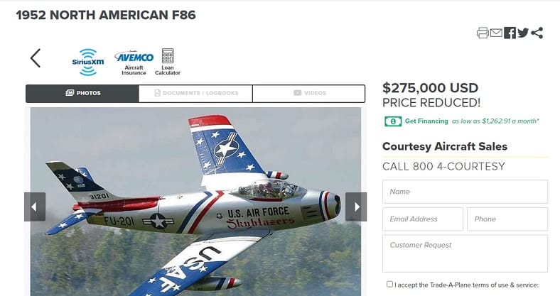 1952 North American F86