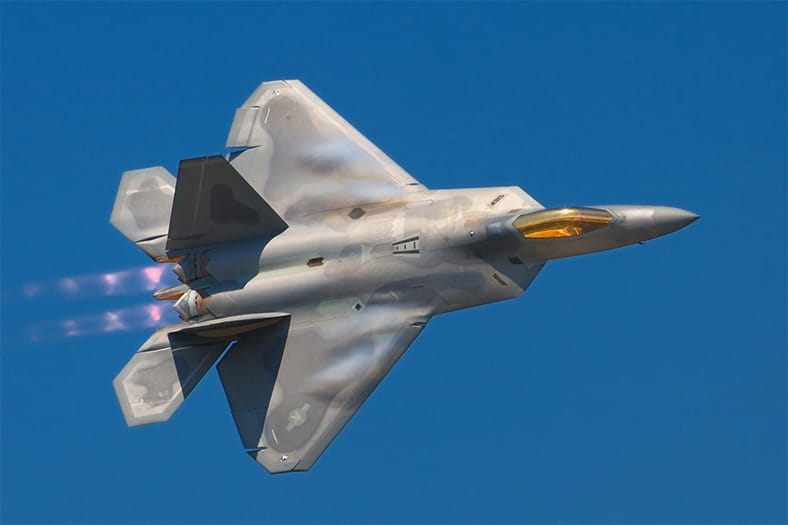 F-22 raptor top speed