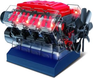 Playz V8 Combustion Engine Model Building Kit