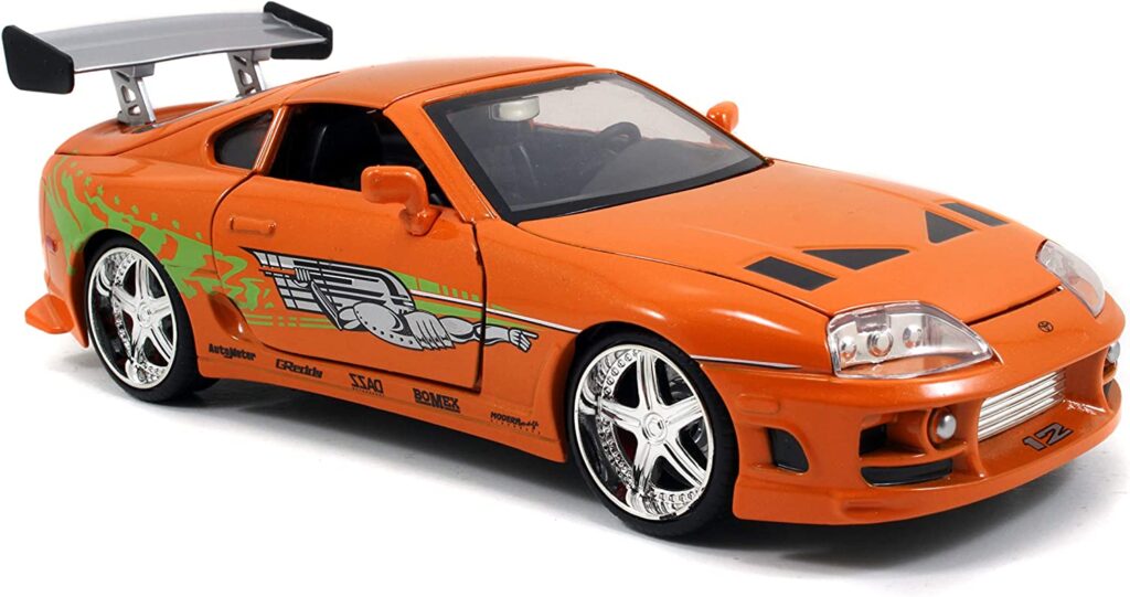 Jada Toys Fast & Furious 124 Brian's Toyota Supra Die-cast Car Jada Toys Fast & Furious 124 Brian's Toyota Supra Die-cast Car