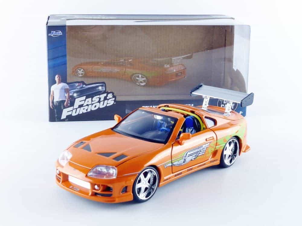 Jada Toys Fast & Furious 124 Brian's Toyota Supra Die-cast Car Box-2 Jada Toys Fast & Furious 124 Brian's Toyota Supra Die-cast Car Box-2