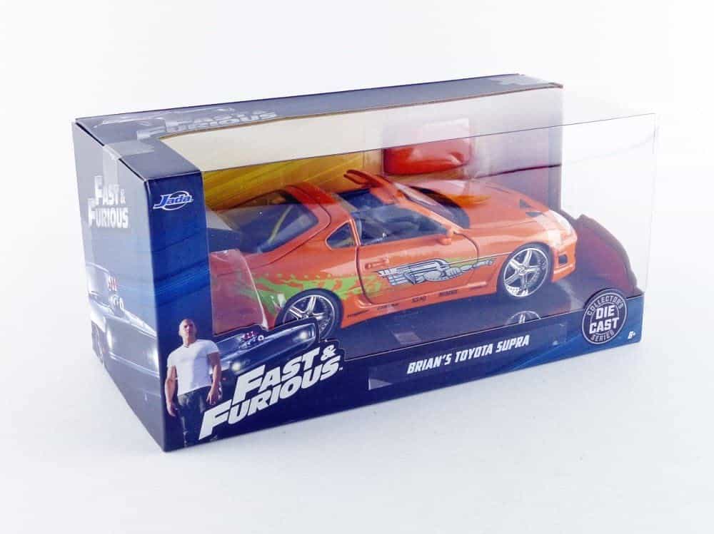 Jada Toys Fast & Furious 124 Brian's Toyota Supra Die-cast Car Box Jada Toys Fast & Furious 124 Brian's Toyota Supra Die-cast Car Box