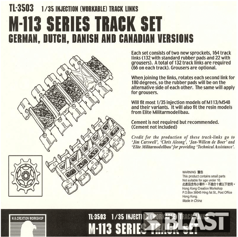 BL35364KSP - EM113A2 RAPID ENTRY VEHICLE WITH HKCW M113 TRACKS-2