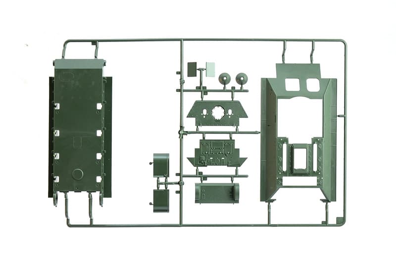 Italeri 1:35 T-3476 Model 1943 Early Version Premium Edition Body Parts