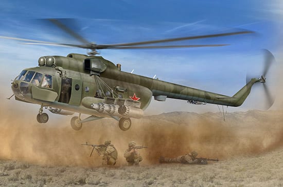 Trumpeter Mi-8 Hippo helicopter