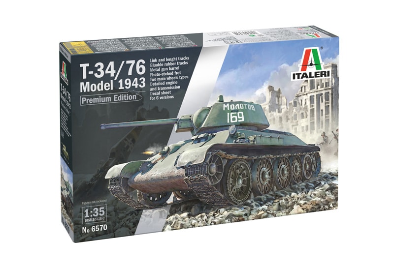 Italeri 1:35 T-3476 Model 1943 Early Version Premium Edition Boxart