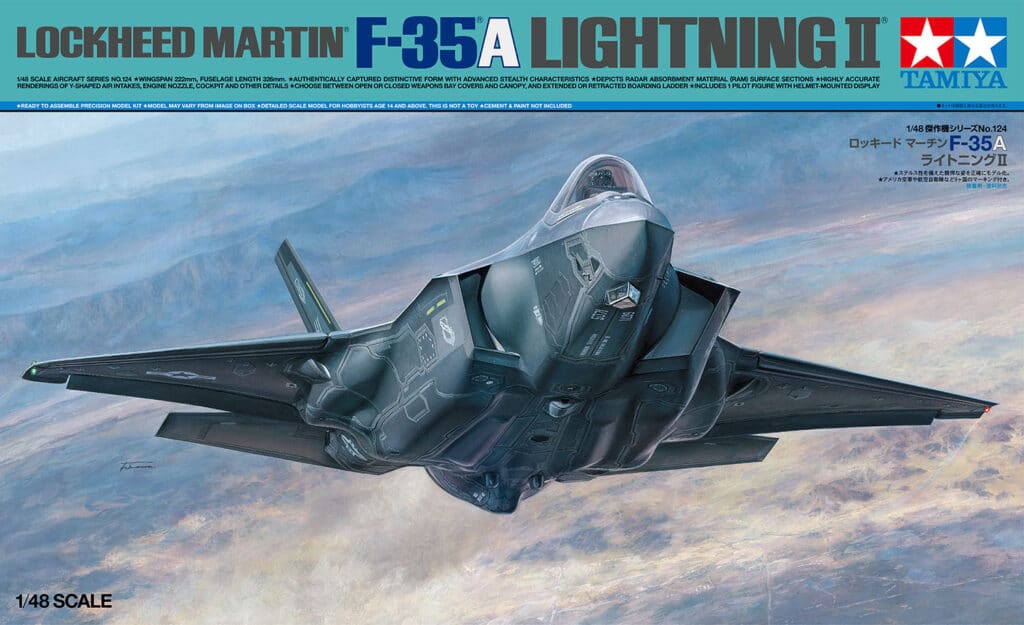 The new Tamiya 148 scale F-35A Lightning II arrives in late 2022 The new Tamiya 148 scale F-35A Lightning II arrives in late 2022