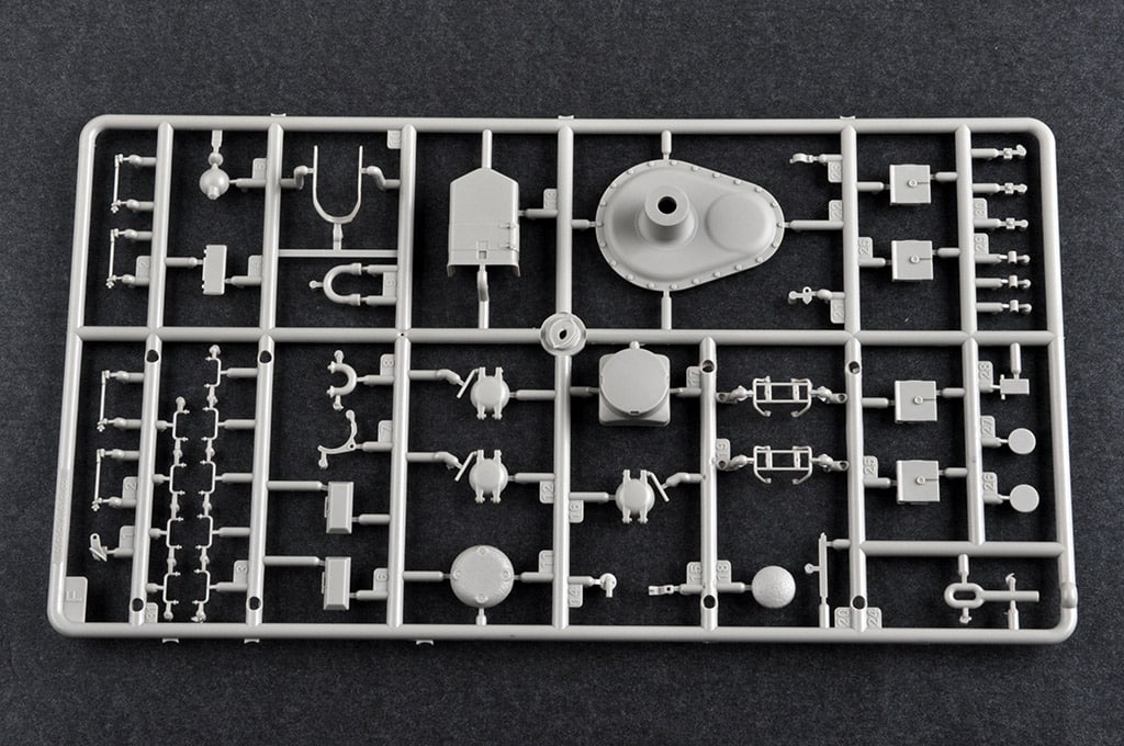 116 M4A3E8 Medium Tank WWII wT66 Tracks Sprues-6
