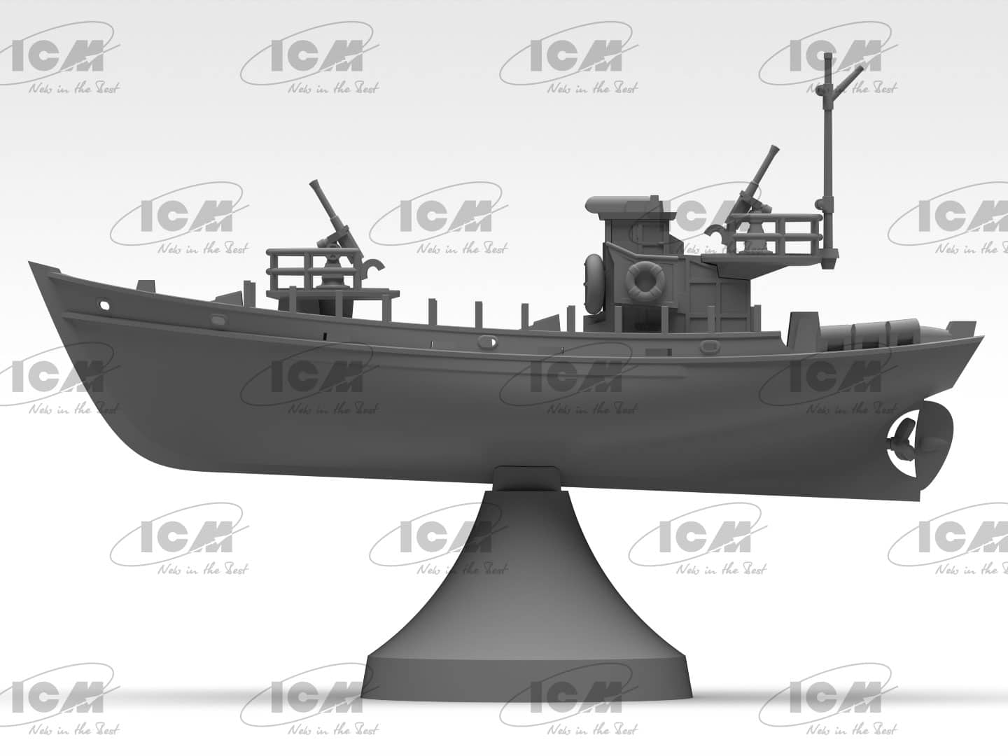 ICM is to release an 1350 KFK Kriegsfischkutter CAD-1