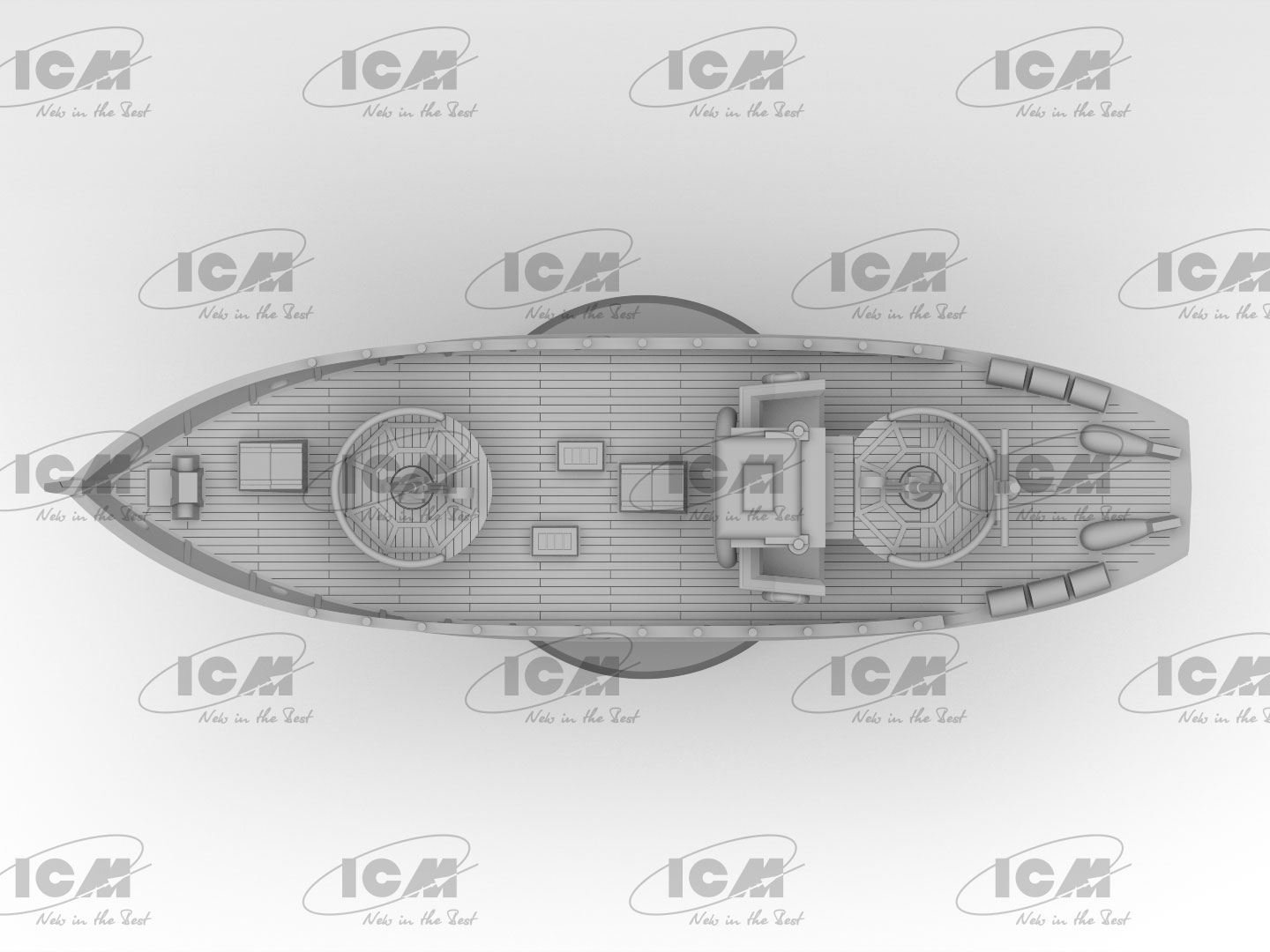 ICM is to release an 1350 KFK Kriegsfischkutter CAD-2