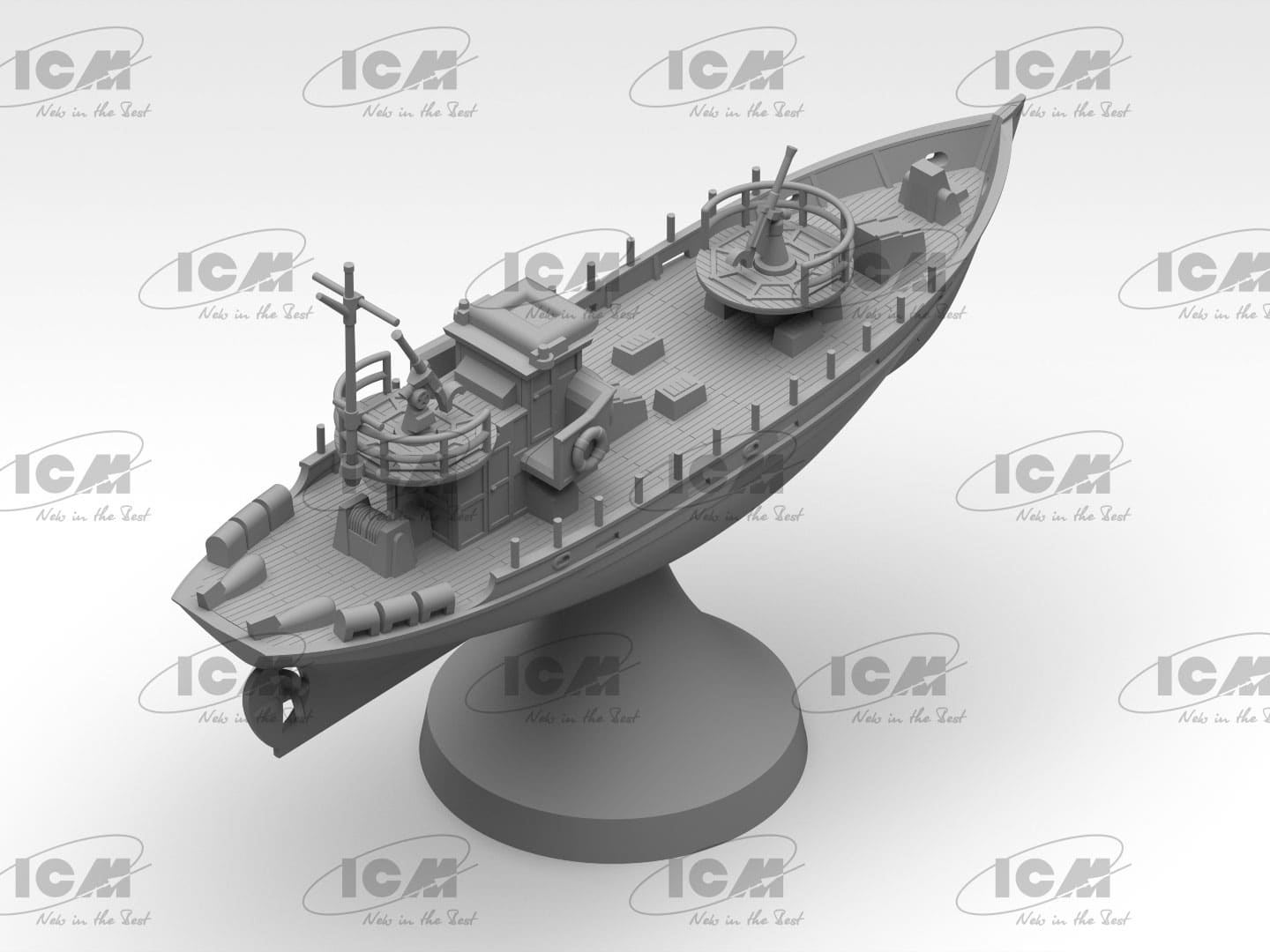ICM is to release an 1350 KFK Kriegsfischkutter CAD-3
