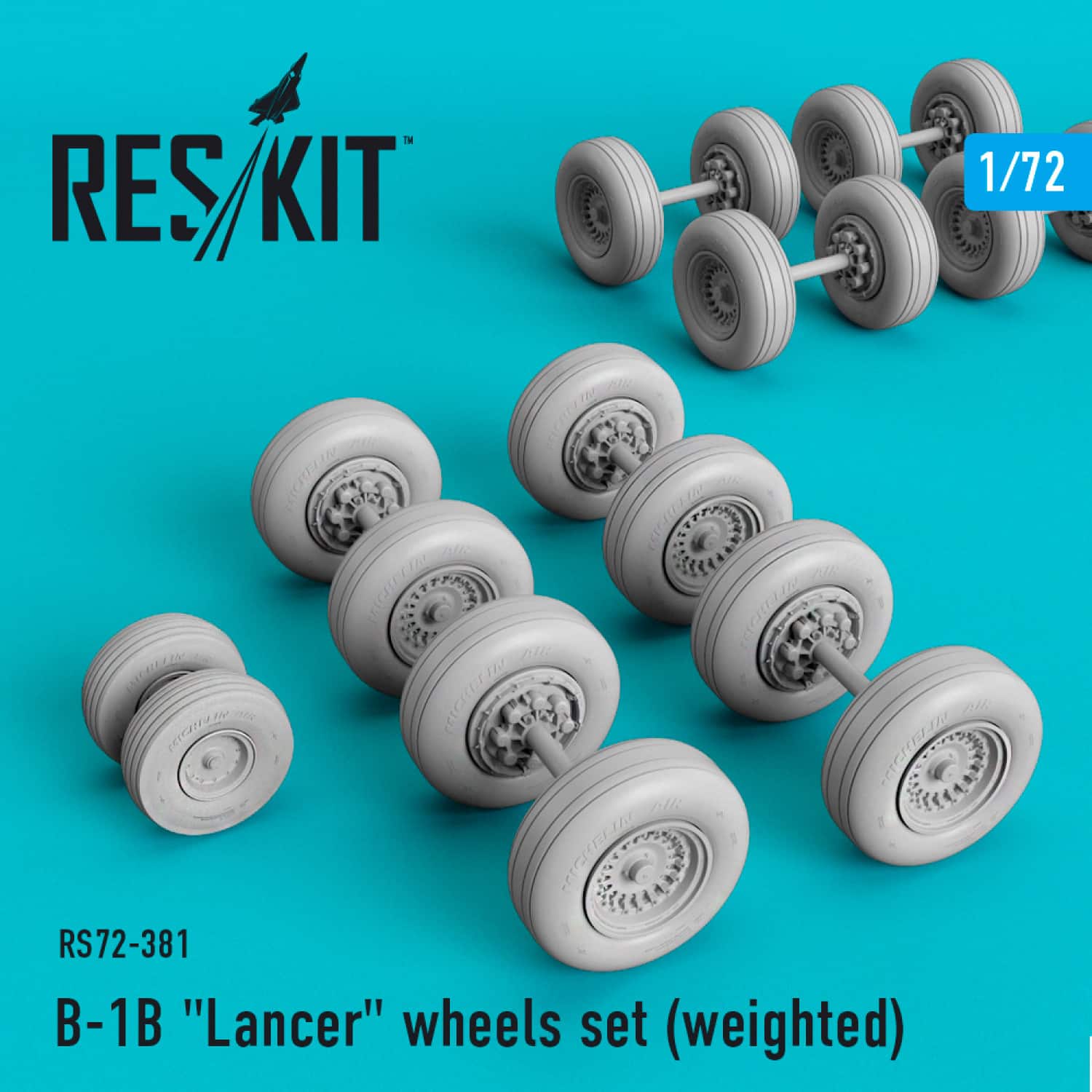 Reskit 172 B-1B Lancer wheels set Reskit 172 B-1B Lancer wheels set