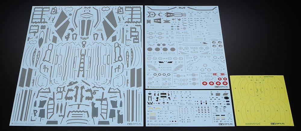 Tamiya 61124 48th scale Lockheed Martin F-35A Lightning II Decals and Mask Tamiya 61124 48th scale Lockheed Martin F-35A Lightning II Decals and Mask