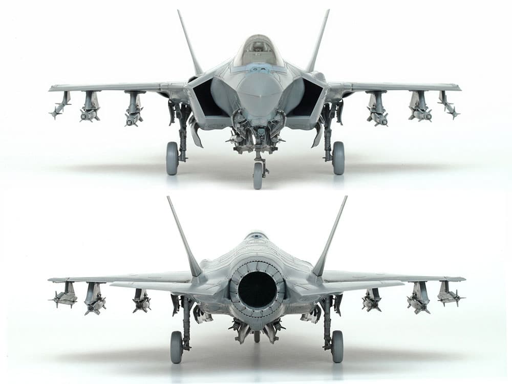 Tamiya 61124 48th scale Lockheed Martin F-35A Lightning II Front-Back Tamiya 61124 48th scale Lockheed Martin F-35A Lightning II Front-Back