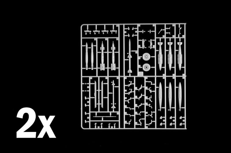 Italeri F-15E Strike Eagle Re-Released Parts-7