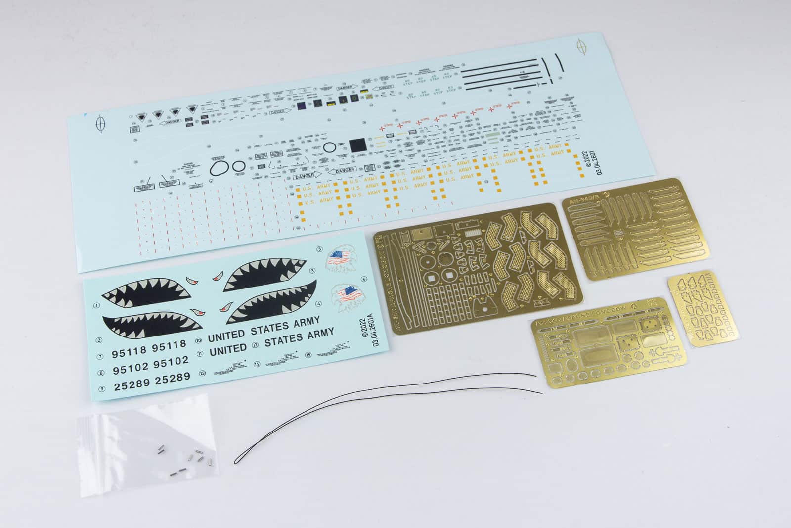 Takom 1/35 AH-64D Apache Longbow Decals and Photo-Etched