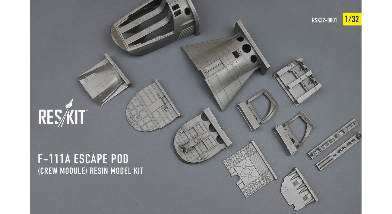 1:32 Reskit F-111 Cockpit Escape Module resin parts