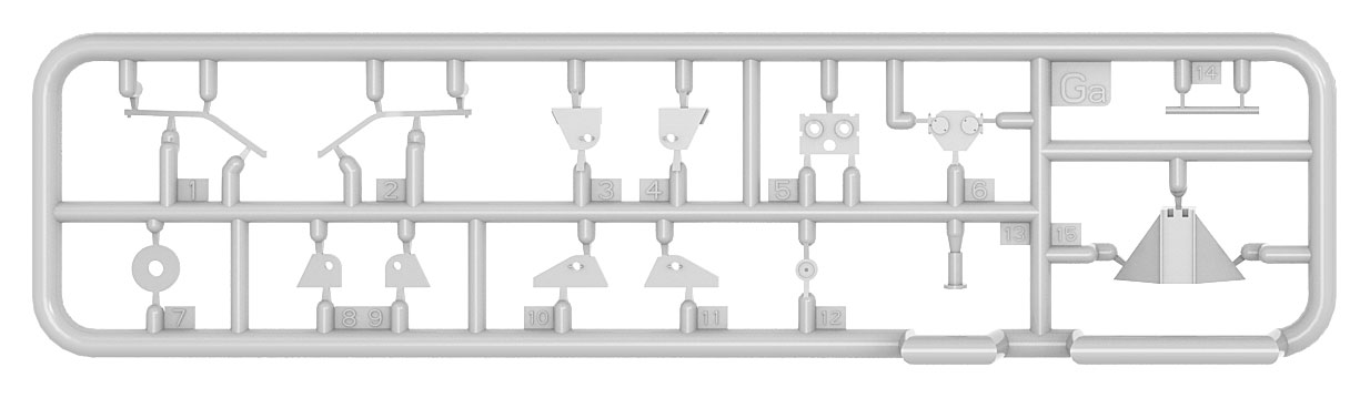 MiniArt Kit 135 U.S. Armored Bulldozer Parts-18