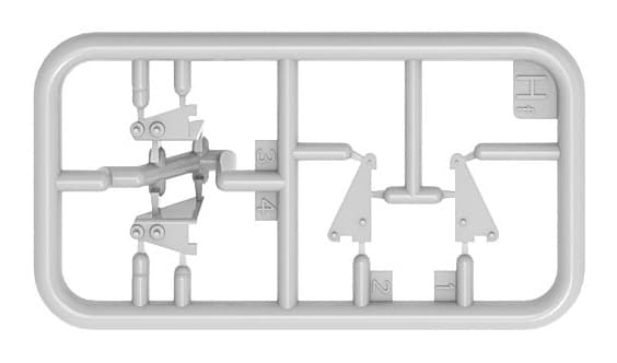 MiniArt Kit 135 U.S. Armored Bulldozer Parts-6