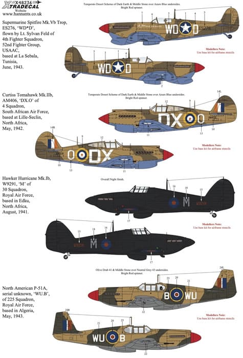 Xtradecal's New Allied Desert War Decal Set 1 Xtradecal's New Allied Desert War Decal Set 1