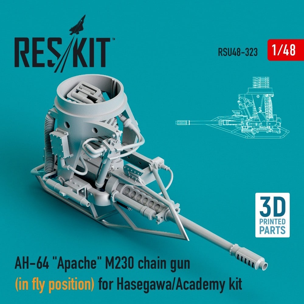 RES/KIT AH-64 Apache M230 Gun, Pylon & Fuel Tank Sets Released-3