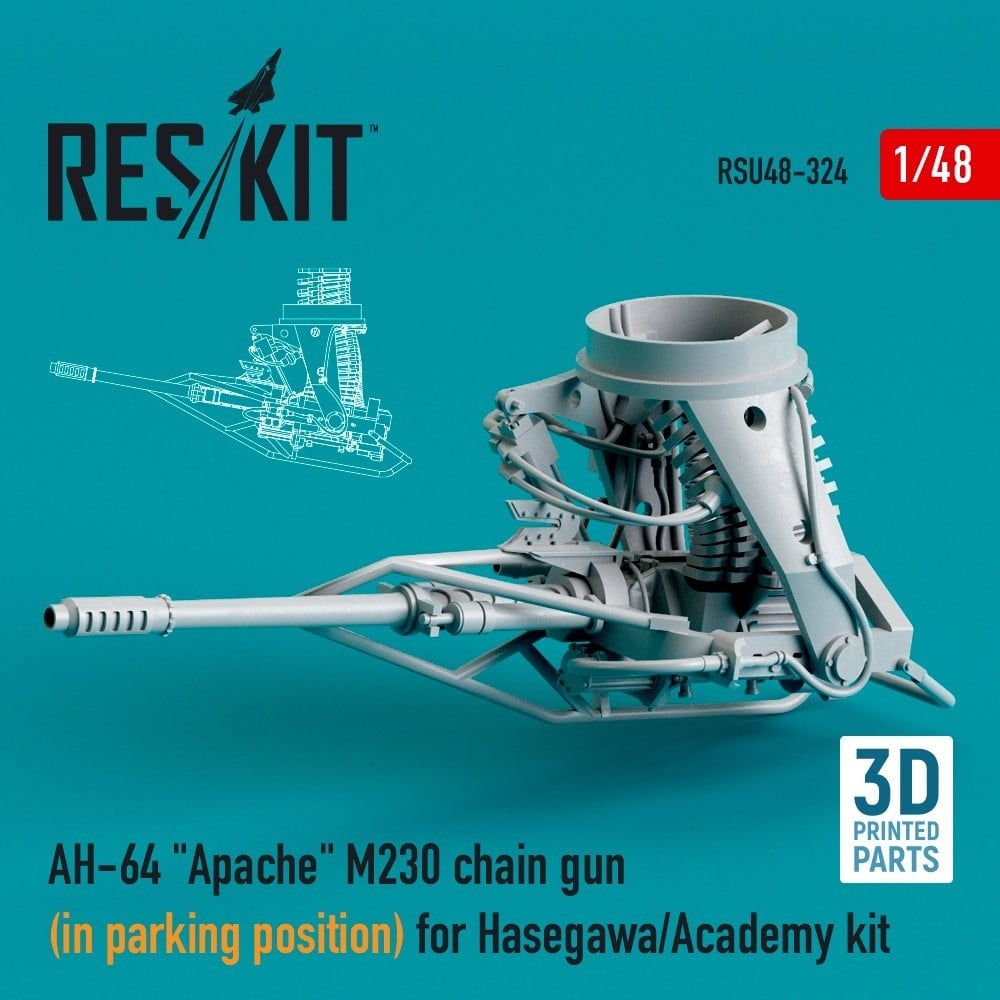 RES/KIT AH-64 Apache M230 Gun, Pylon & Fuel Tank Sets Released-4