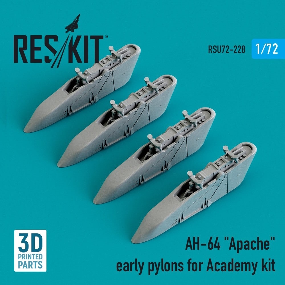 RES/KIT AH-64 Apache M230 Gun, Pylon & Fuel Tank Sets Released-7