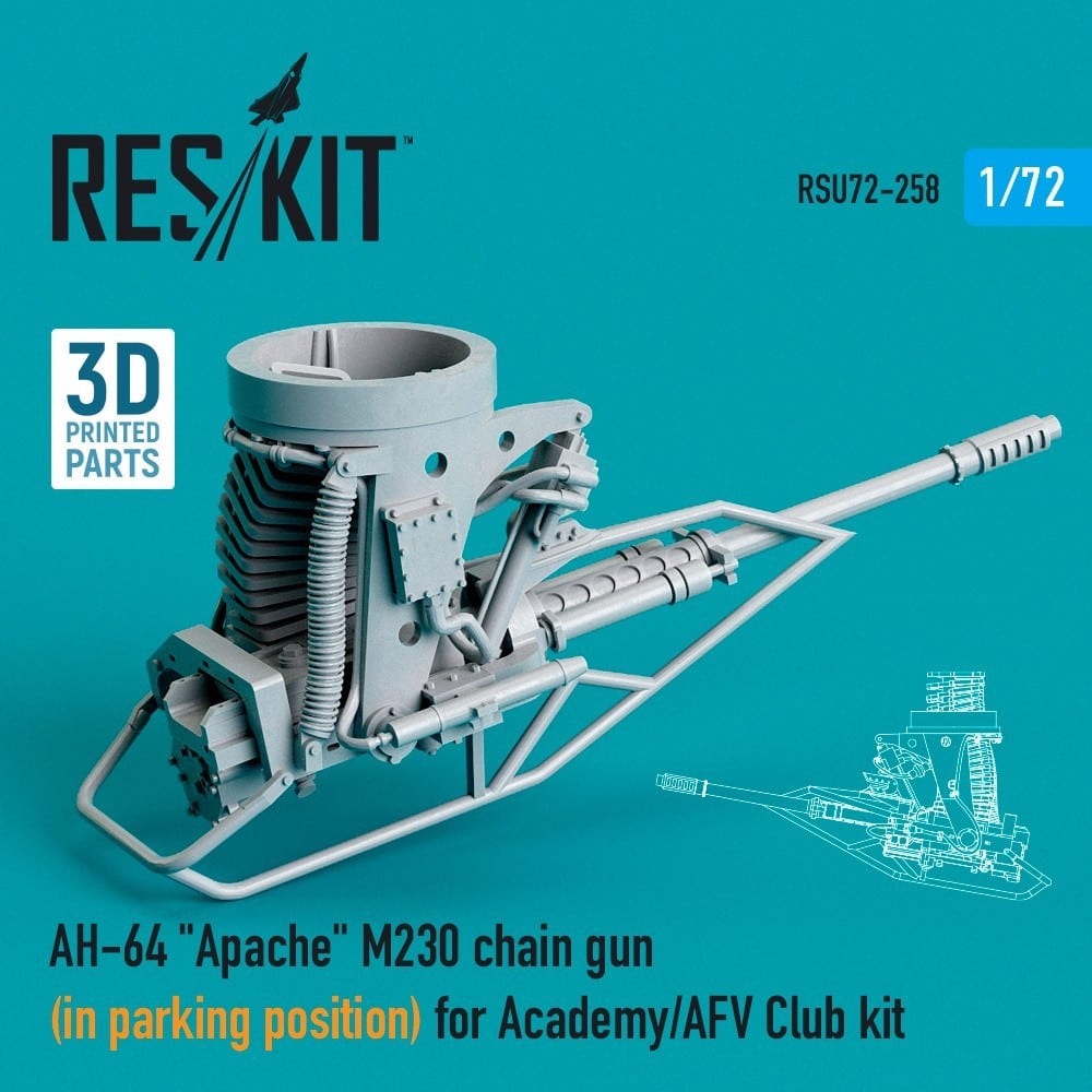 RES/KIT AH-64 Apache M230 Gun, Pylon & Fuel Tank Sets Released-6