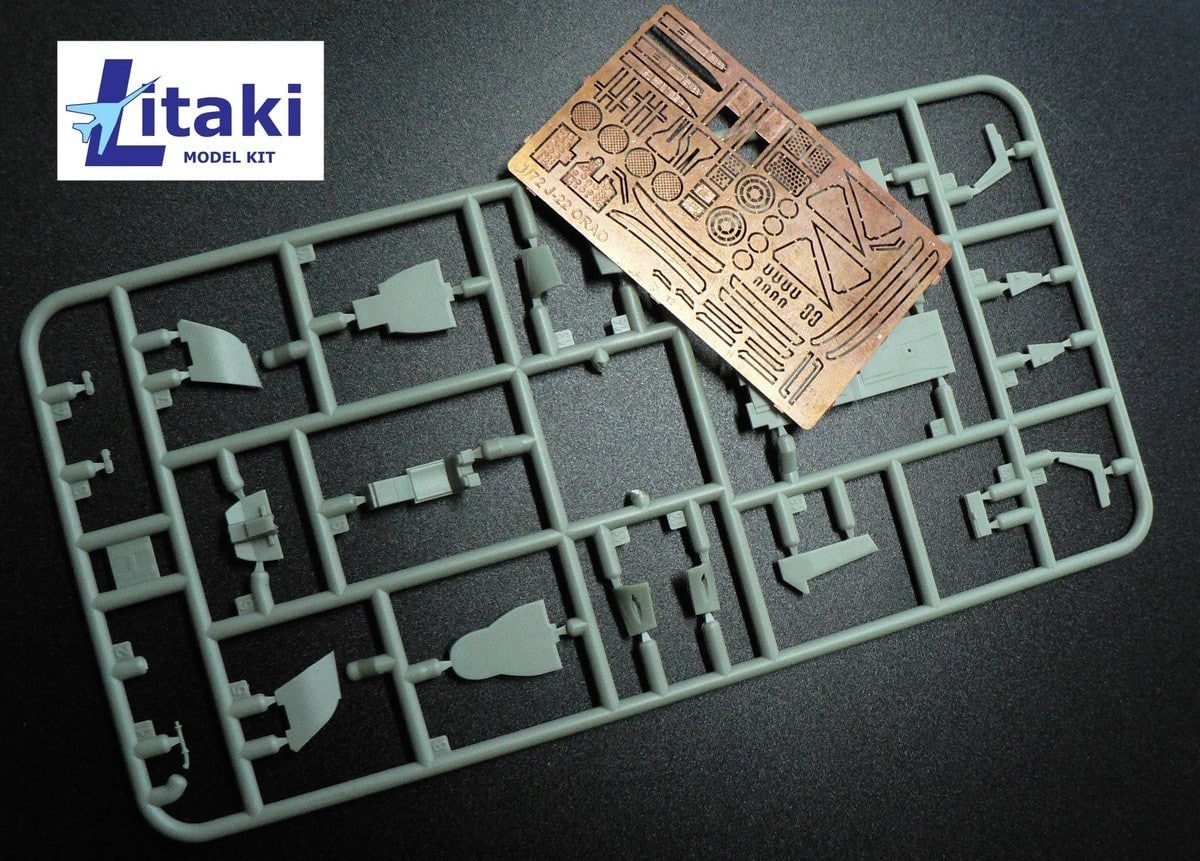 Litaki Model Kit Soko J-22 Orao Test Sprues Sprue and PE Set