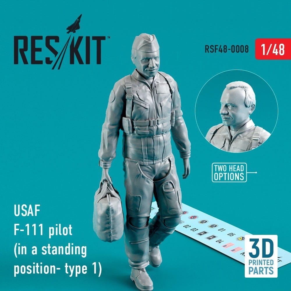 RESKIT F-111 Pilot Figures Released USAF F-111 Pilot