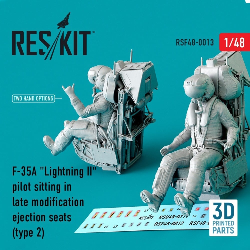 RESKIT Releases New 3D Printed Detail Sets for F-35A Lightning II