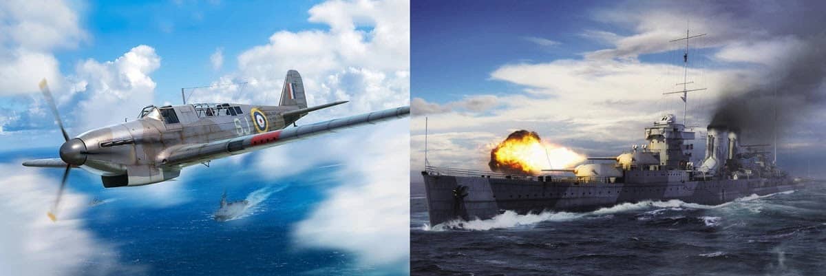 Royal Navy from the air & sea from Trumpeter in December...