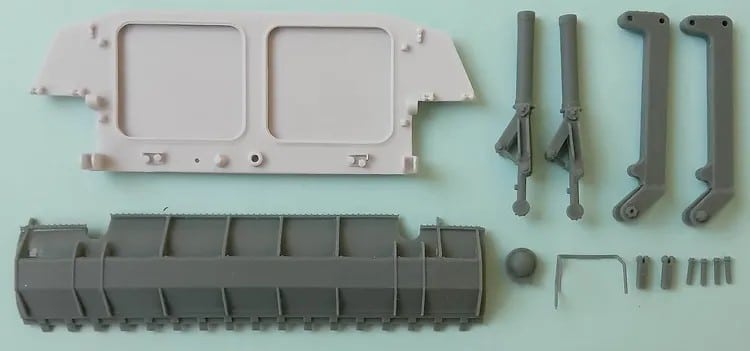 SP Designs MT-LB and 2S1 Conversion Sets #392 MT-LB Dozer Equipment in Stowed Position Type 1 Trumpeter #5578
