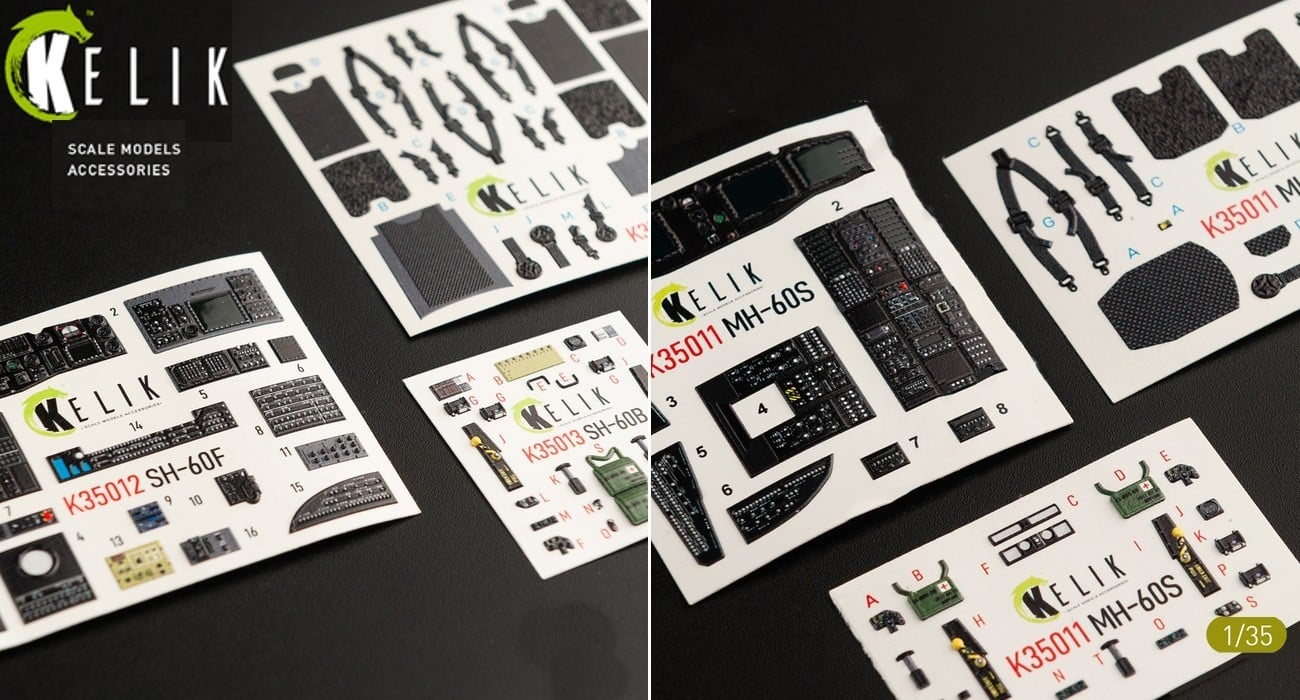 Sikorsky MH-60, SH-60 & HH-60 3D Interior Decals Released
