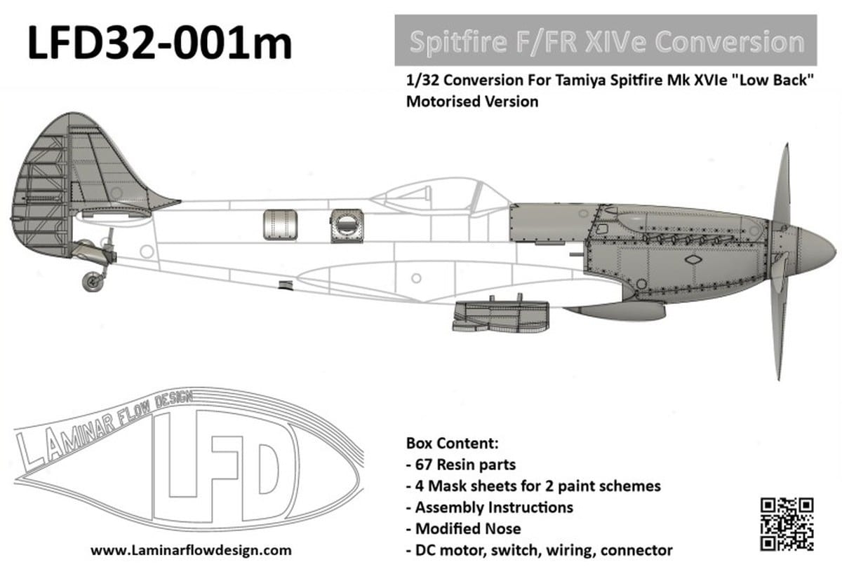 Spitfire F-FR XIV Low-High Back Conversion Sets-5