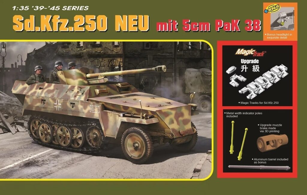 Dragon: Sd.Kfz.250 NEU mit 5cm PaK 38
