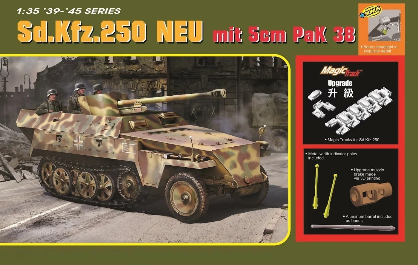 Dragon: Sd.Kfz.250 NEU mit 5cm PaK 38