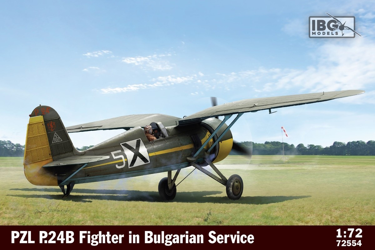 IBG Models to Release New 1/72 PZL P.24B Kits, as well as 3D Detail Sets Box Art