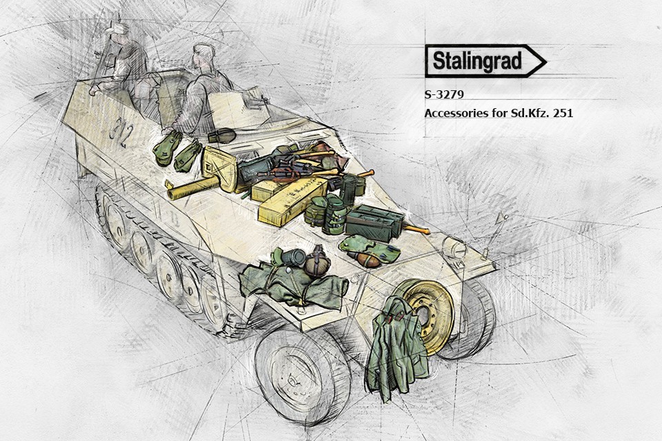 S-3279 Accessories for Sd.Kfz. 251