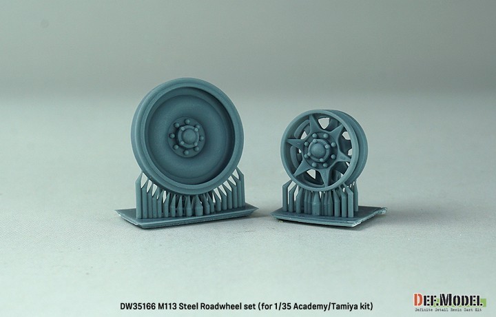 DW35166 - US M113 APC Steel Roadwheel set for Academy/Tamiya Kit-4