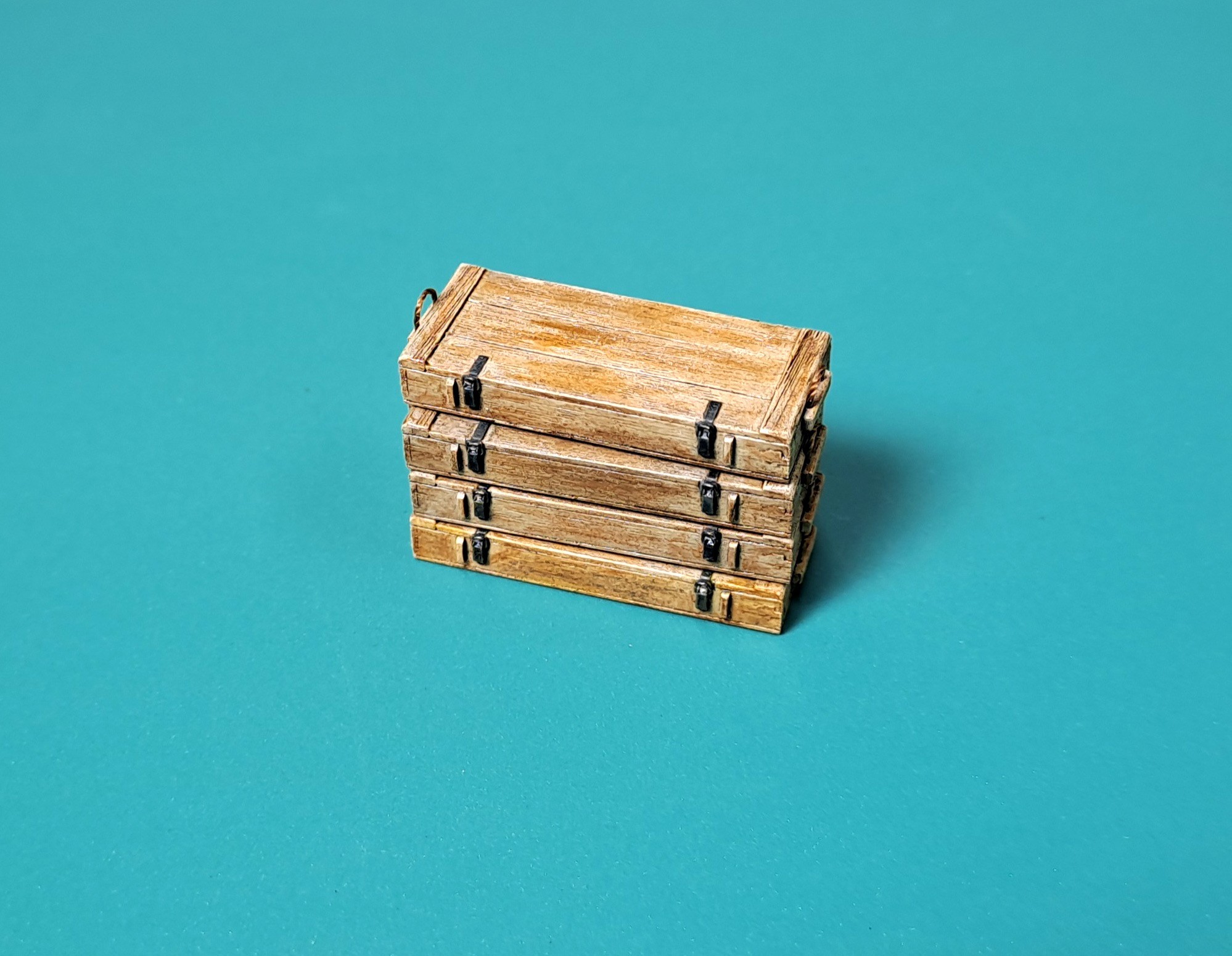 E-078 Wooden ammo crates for 4 pcs. German Panzerfaust 60 or 100-2