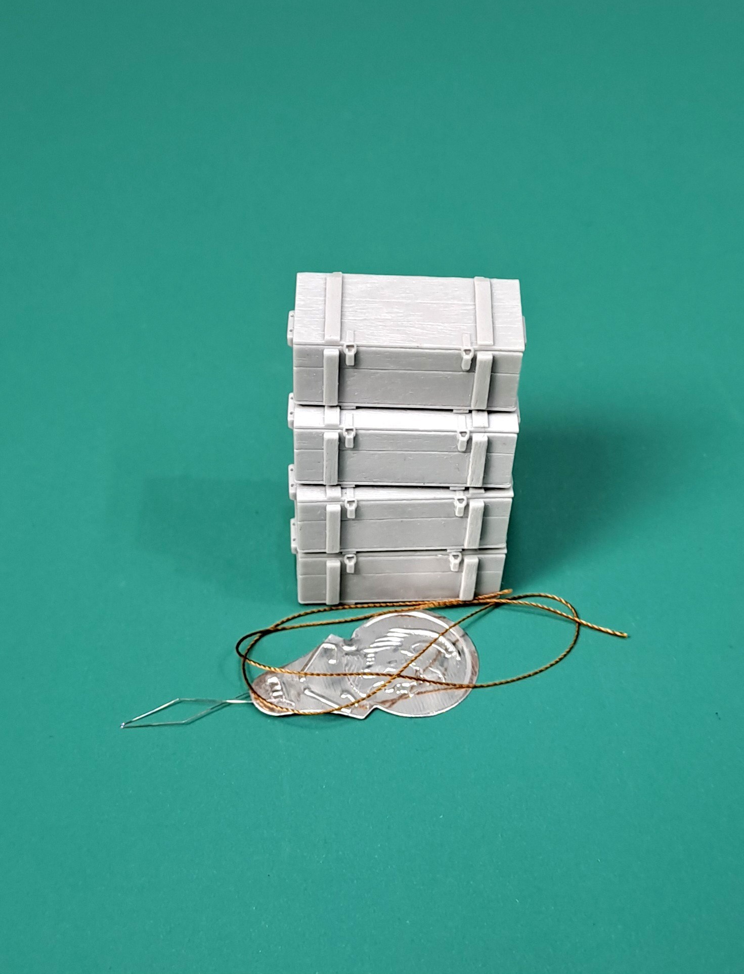 E-082 Wooden ammo crates for 8 pcs. German 8 cm Raketen-Vielfachwerfer-4