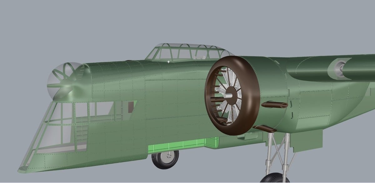 3D Polish Wings LWS-6 Praubr Planned CAD-2