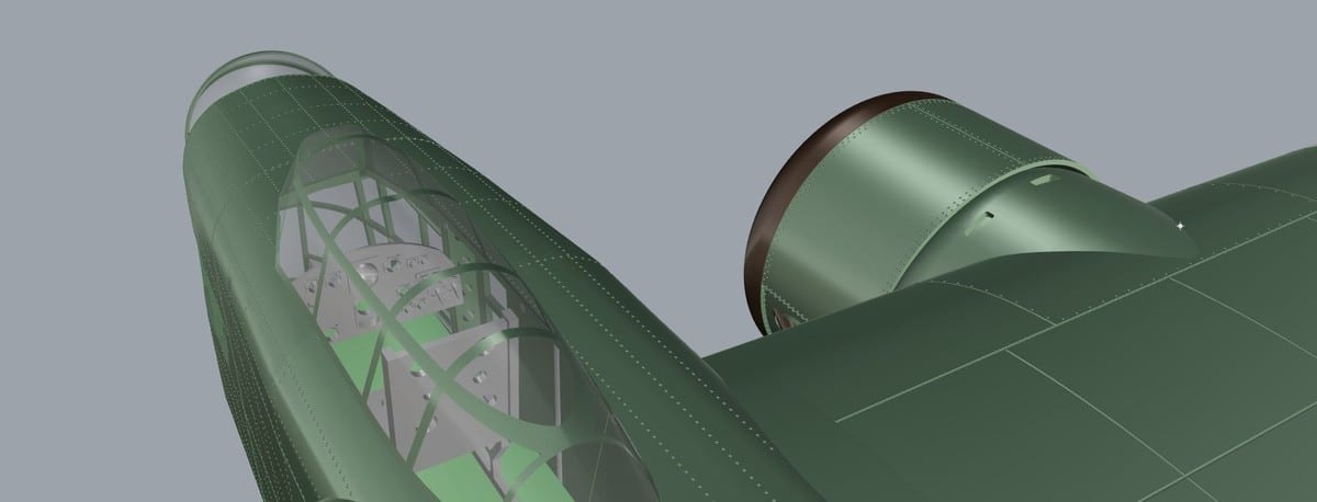 3D Polish Wings LWS-6 Praubr Planned CAD-3