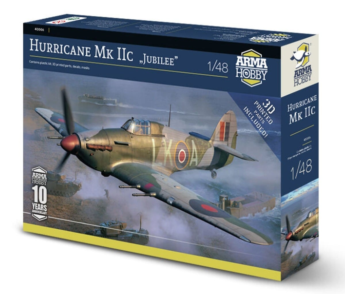 Arma Hobby Hurricane Mk IIc 'Operation Jubilee' Edition Planned Box