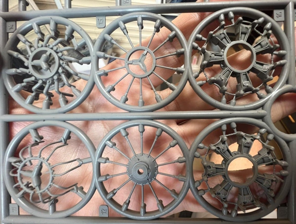 Border Models Teases Upcoming Release of 135 Scale Mitsubishi A6M Zero Engine Sprues