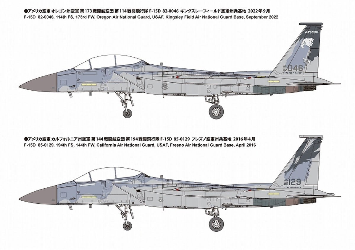 FineMold F-15 Limited Editions Incoming F-15D USAF Painting and Marking