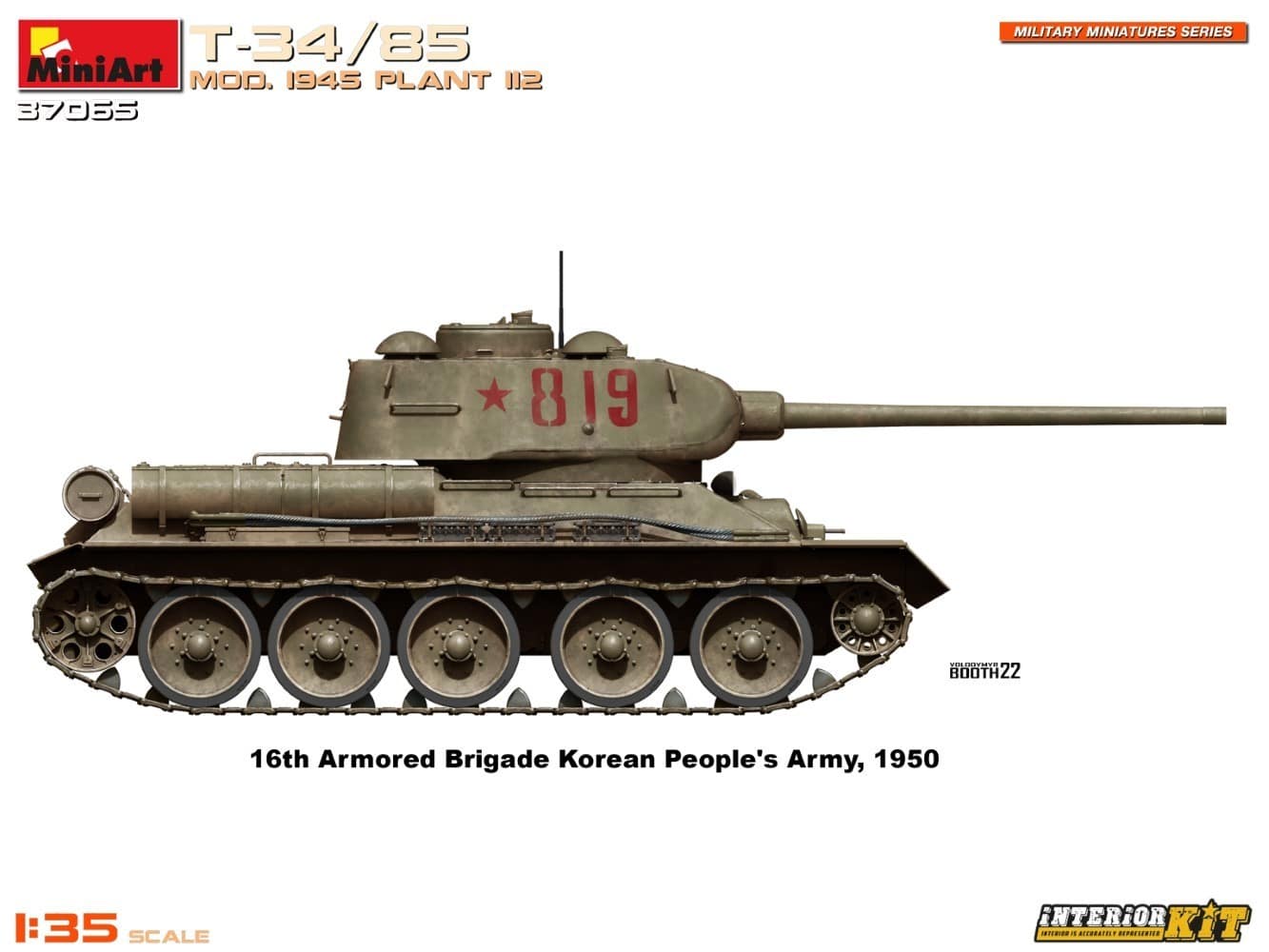 MiniArt 37065 T-3485 Mod. 1945. Plant 112. Interior Kit Painting and Marking-3