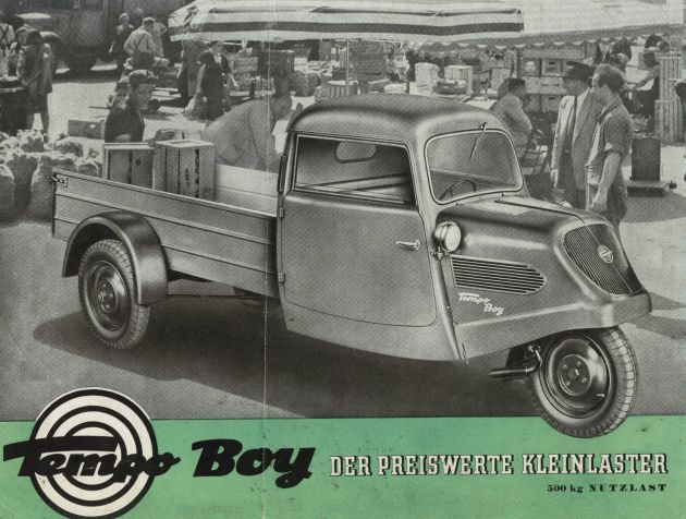 The Matter: Pace E400 Hochlader Pritsche 3-wheel Truck